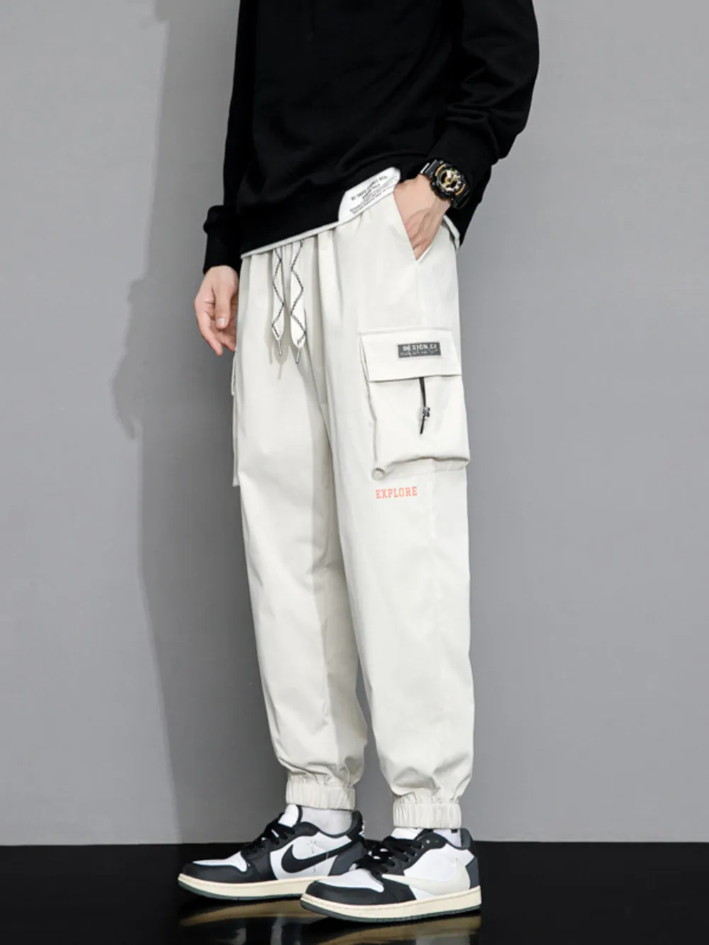 Men's Plus Size Loose Fit Joggers