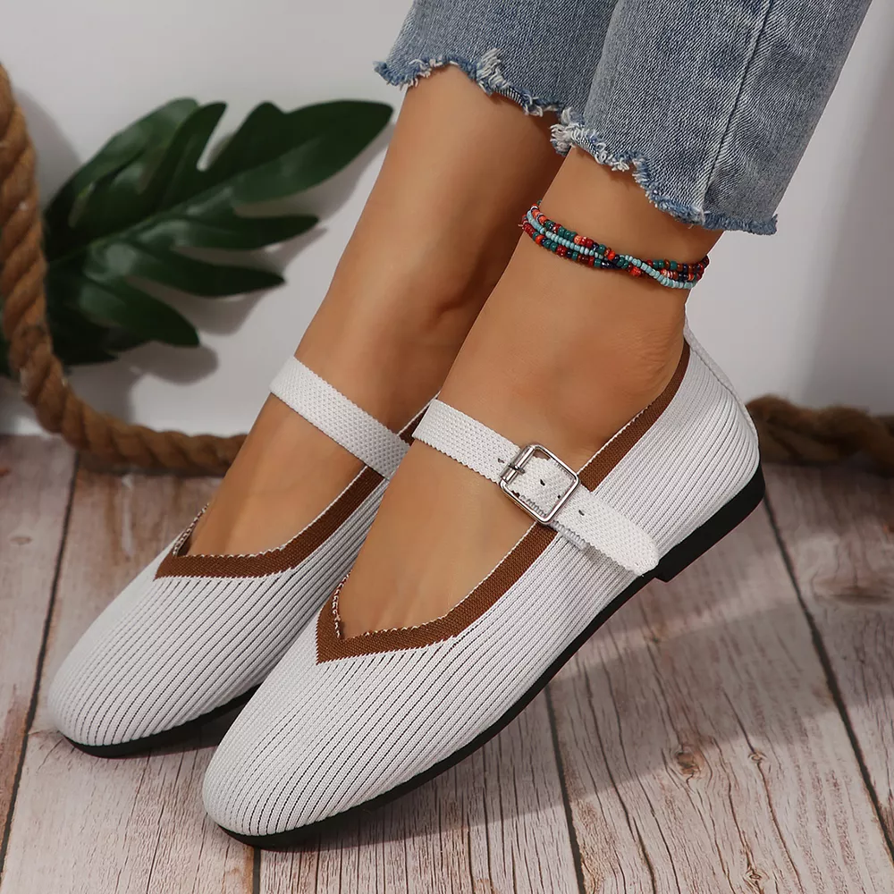 Round Toe Mesh Slip-Ons, image 7
