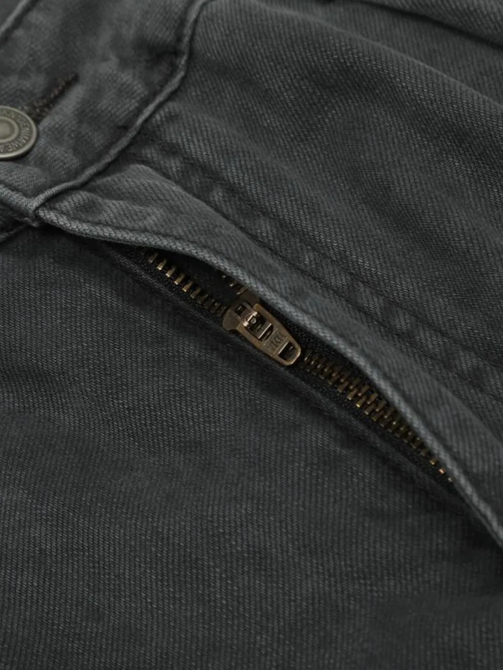 Men's Washed Cargo Wide Leg Jeans, image 8