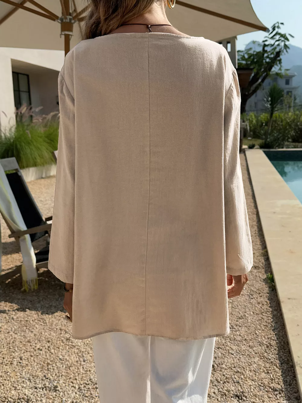 Casual Loose Long Sleeve Blouse, image 4