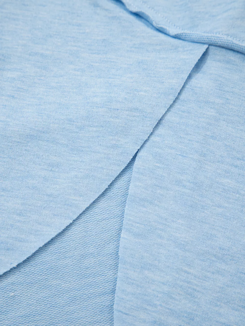 Notched Terry Long Sleeve Top, image 3
