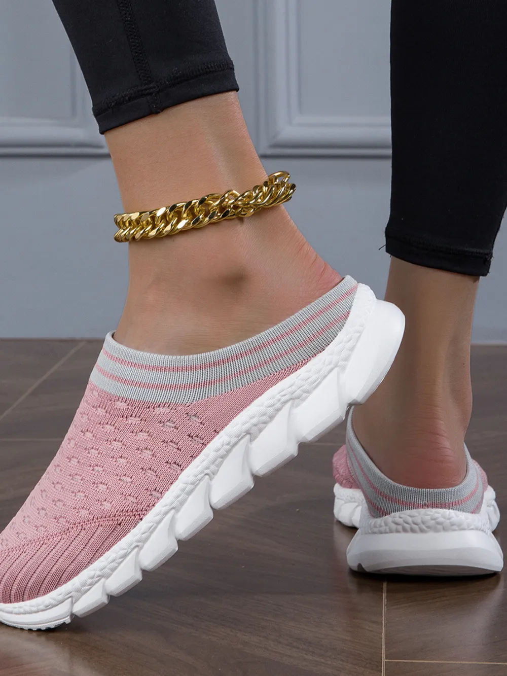 Breathable Mesh Slip-On Sneakers, image 5