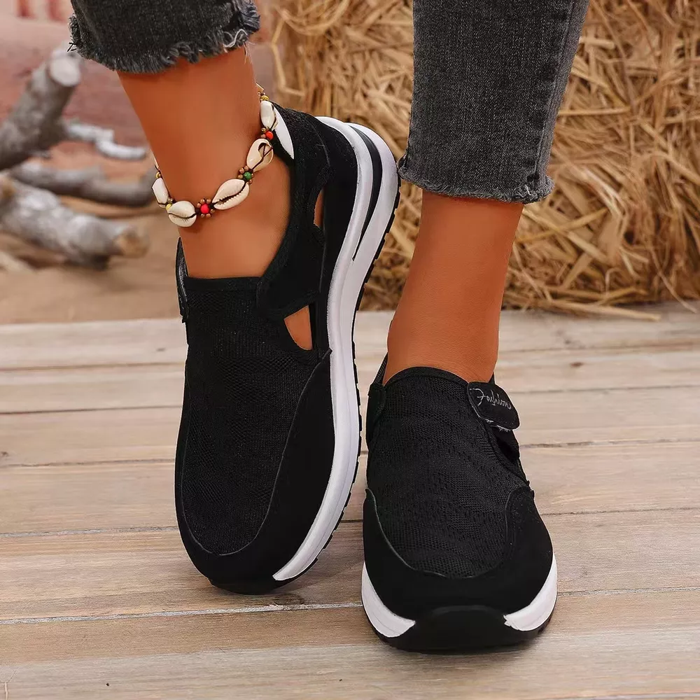 Breathable Mesh Velcro Shoes, image 4