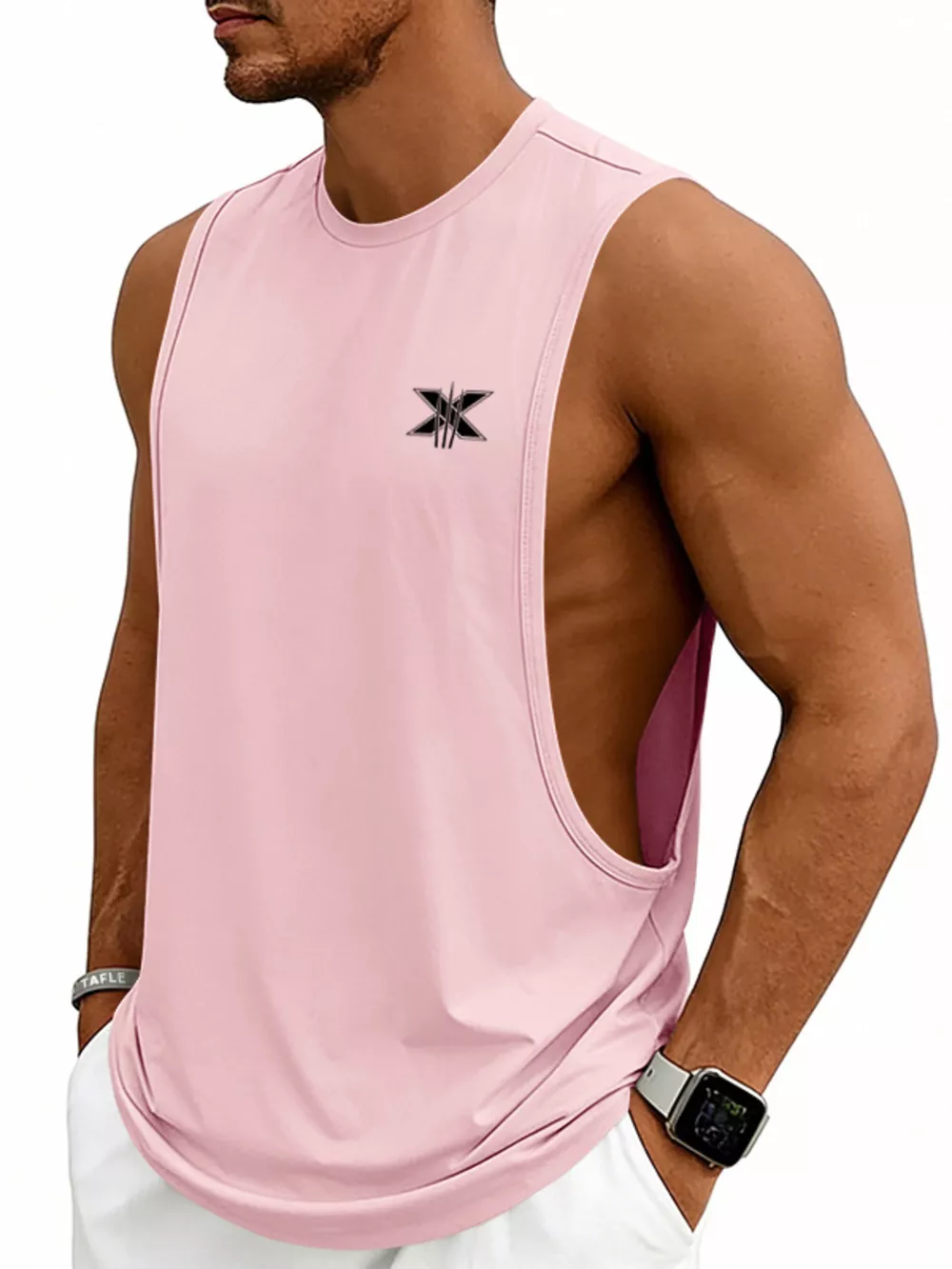 Men's Full Size Round Neck Tank Plus Size, image 9