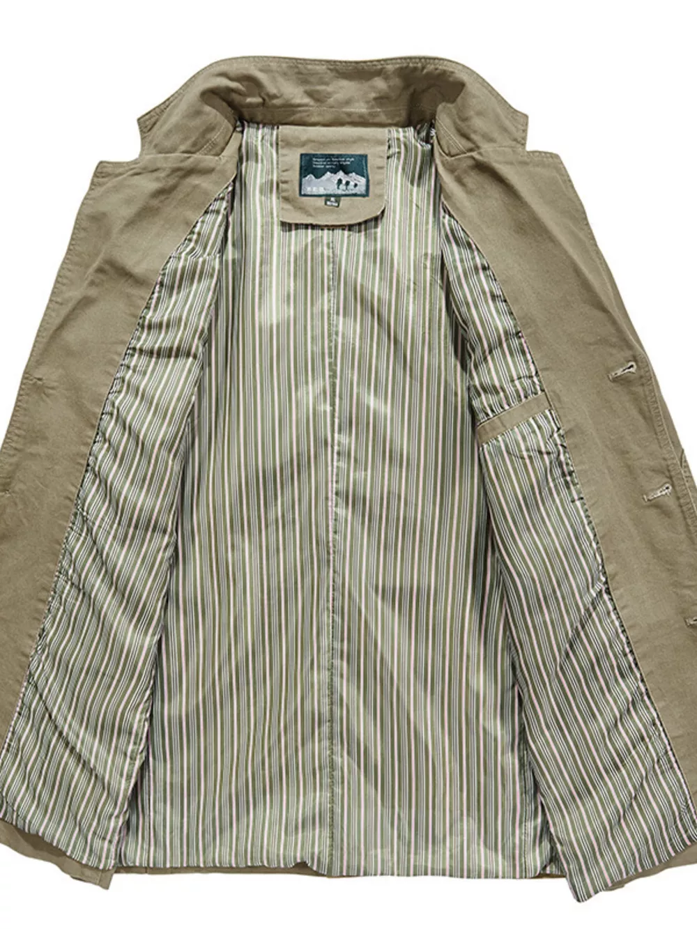 Men's Plus Size Lapel Collar Button Up Blazer, image 4