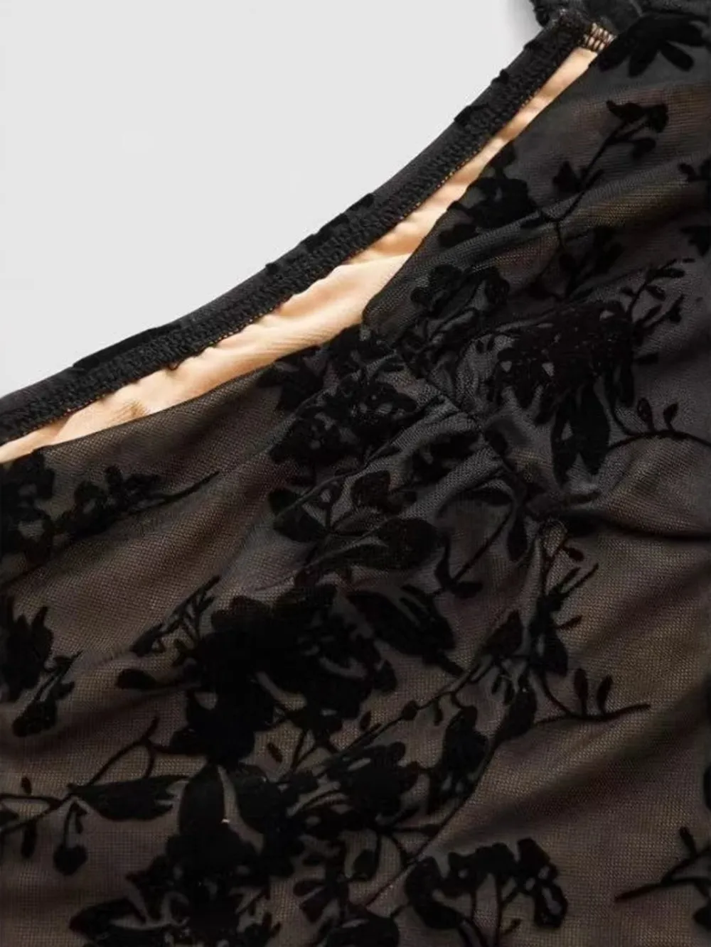 Lace Flare Sleeve Mini Dress, image 5