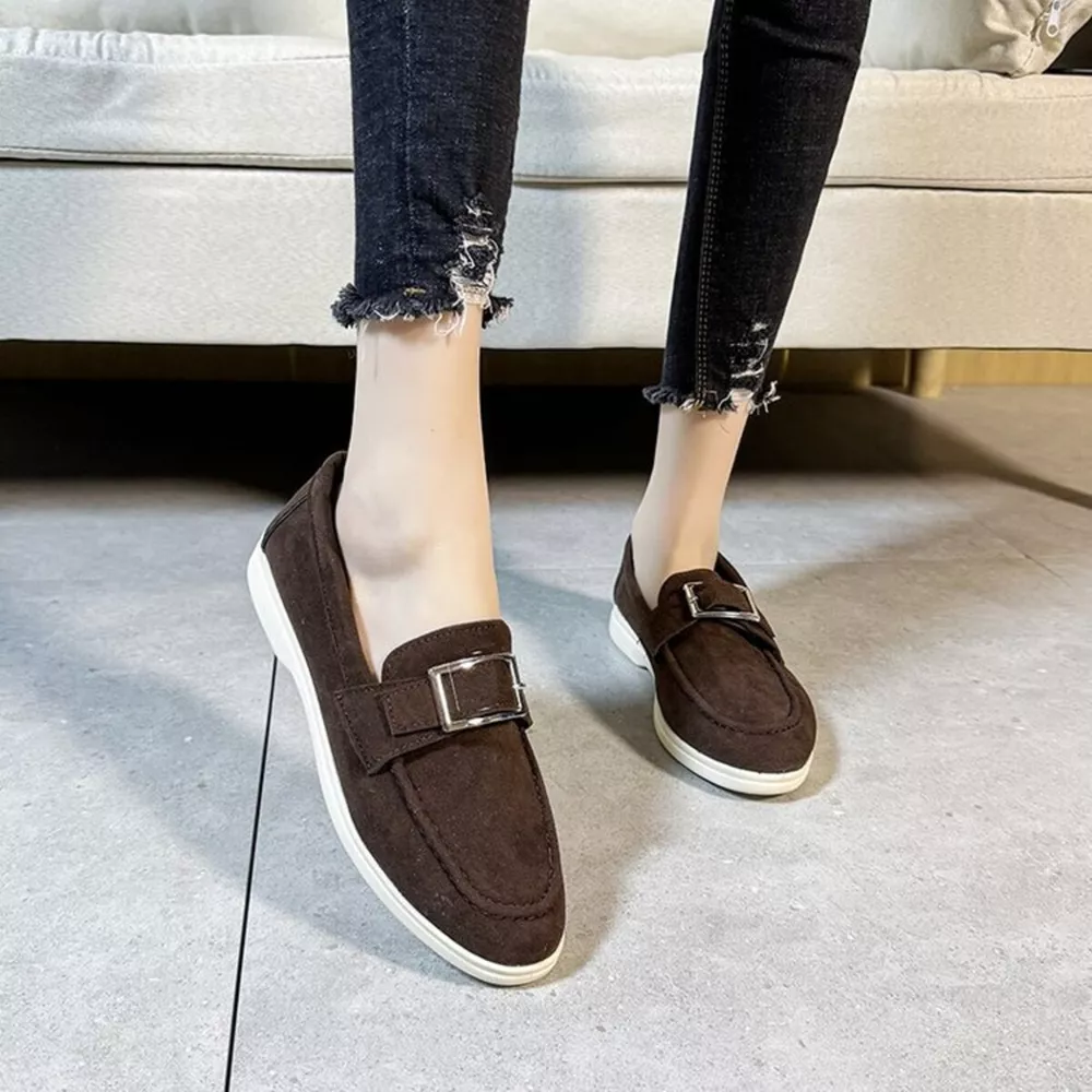 Round Toe Flats Slip-Ons, image 4