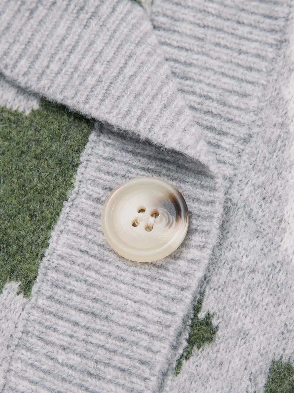 Camouflage Drop Shoulder V Neck Button Front Cardigan, image 8