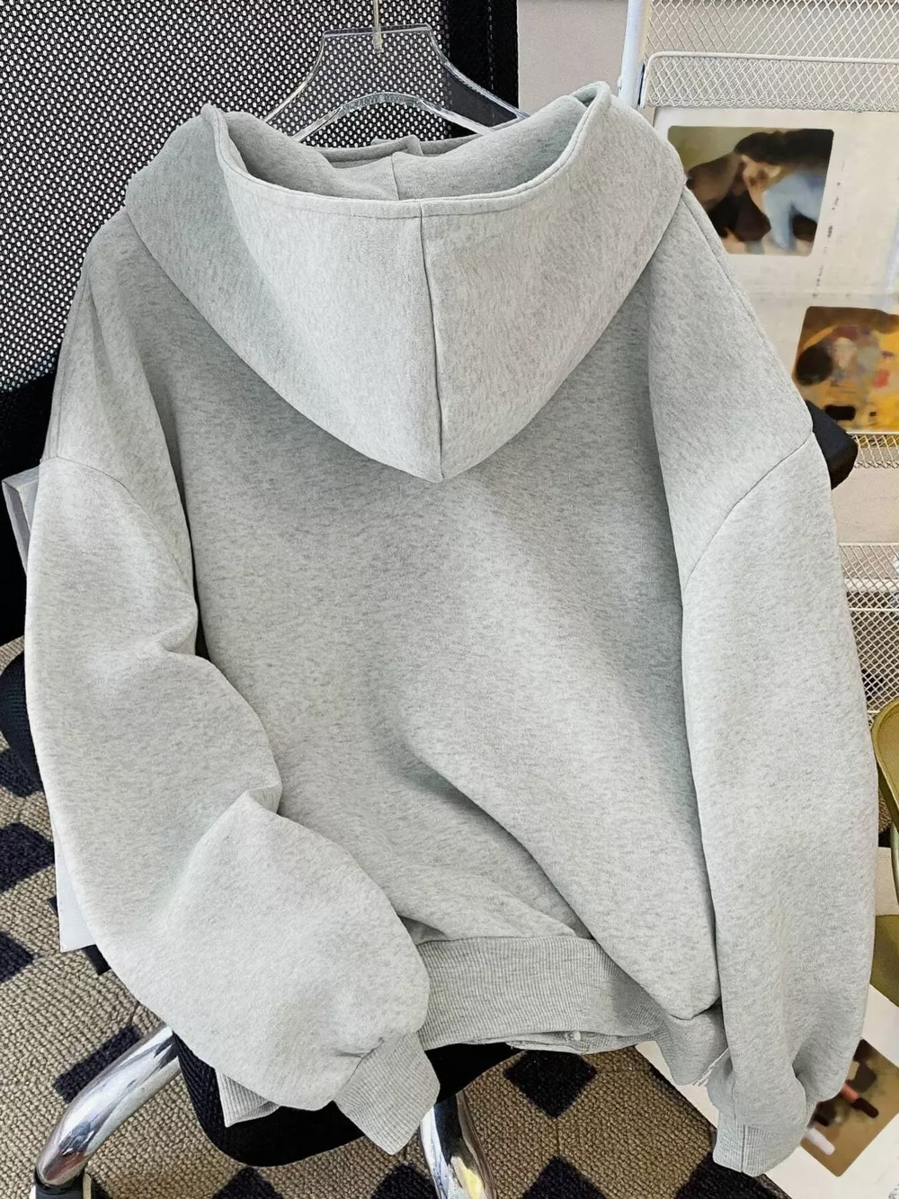 Zip Up Long Sleeve Hoodie, image 4