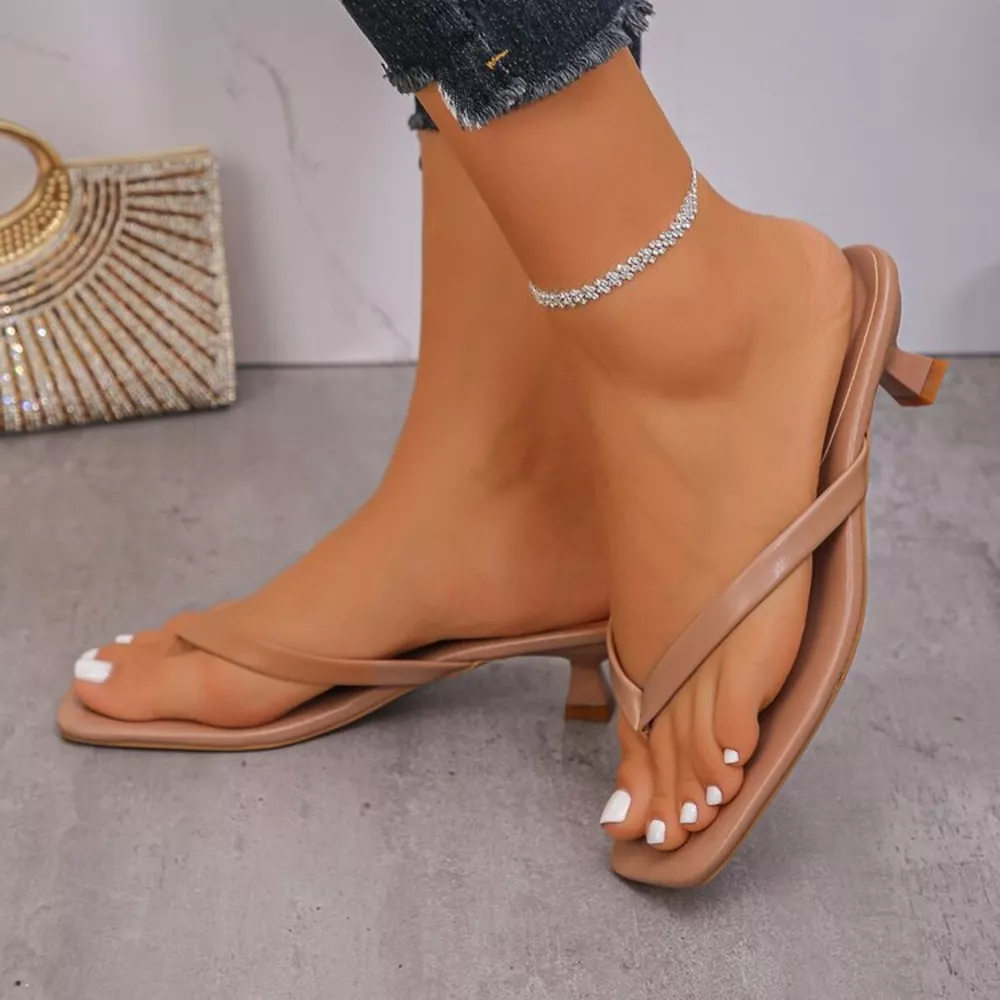 Toe Post Kitten Heels Sandals, image 9