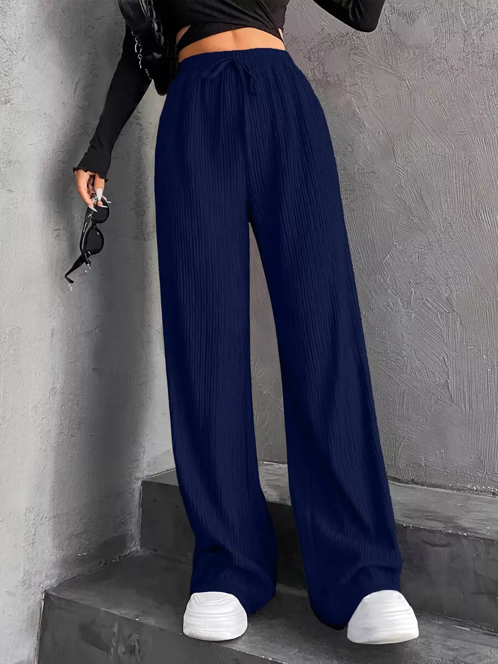 Drawstring Wide Leg Pants, image 16