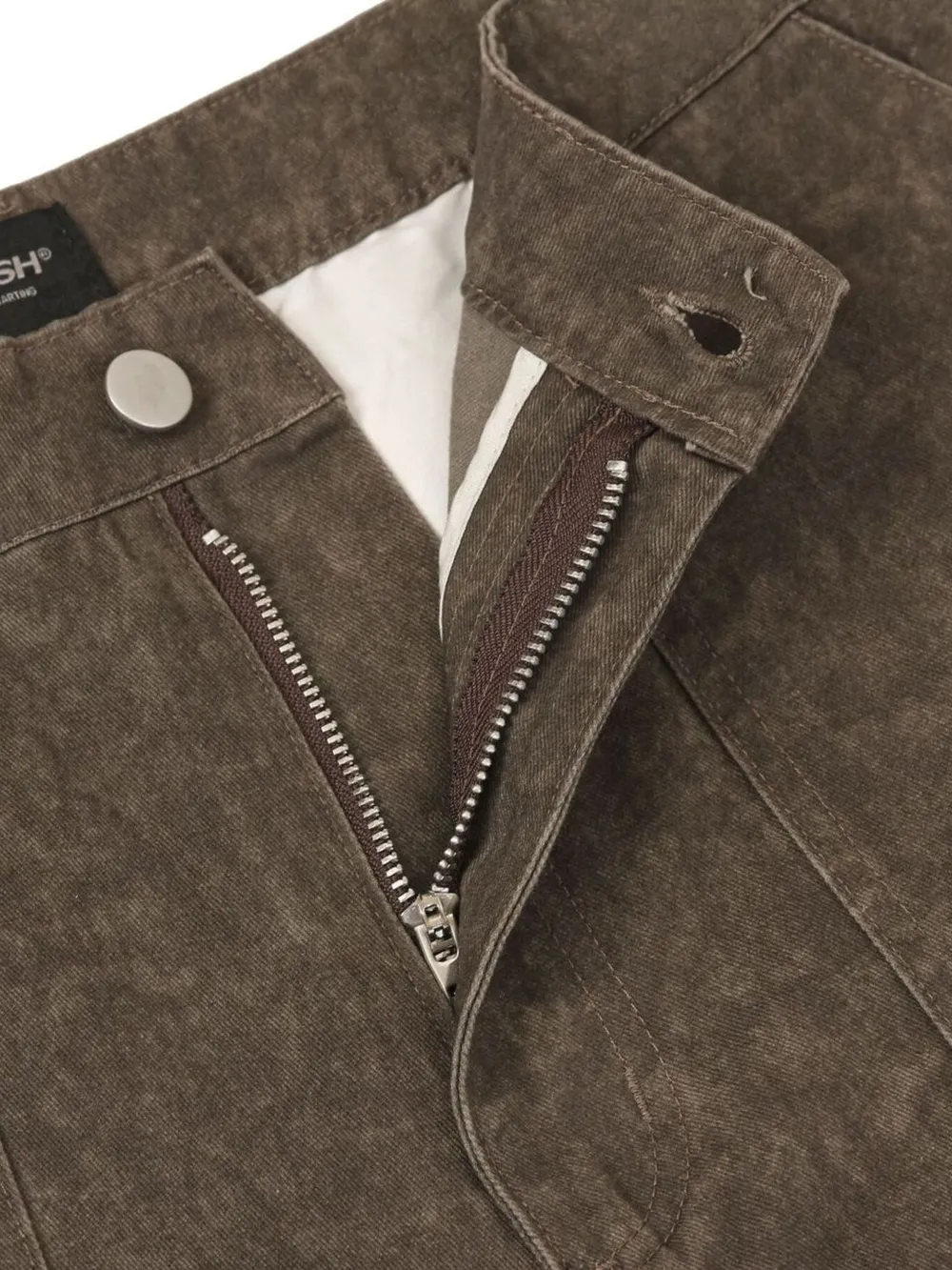 Men's Wide Leg Cargo Jeans, image 8