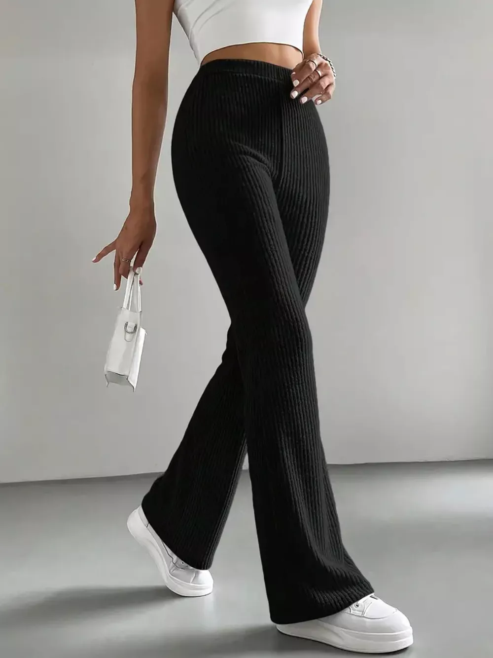 High Waist Flare Pants, image 9