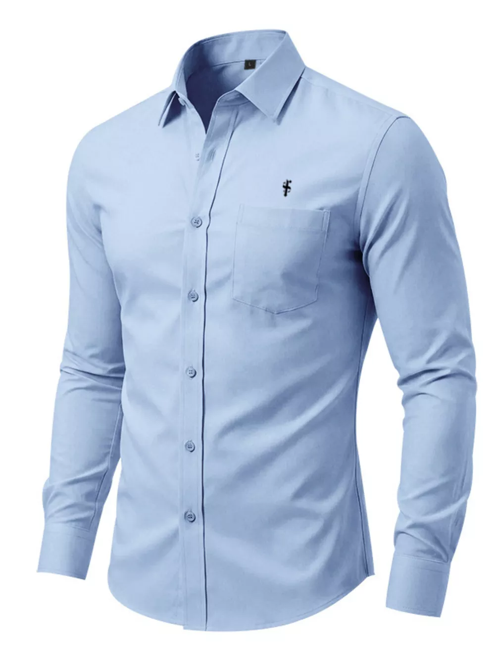 Men's Full Size Slim Fit Button Up Shirt Plus Size, image 8