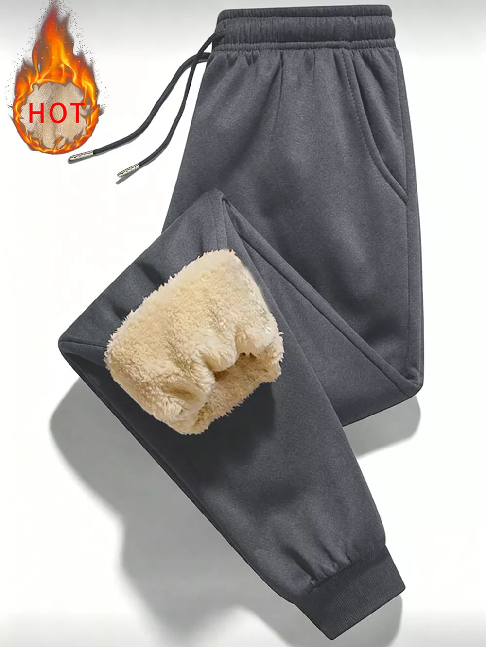 Fleece-Lined Thermal Pants, image 4