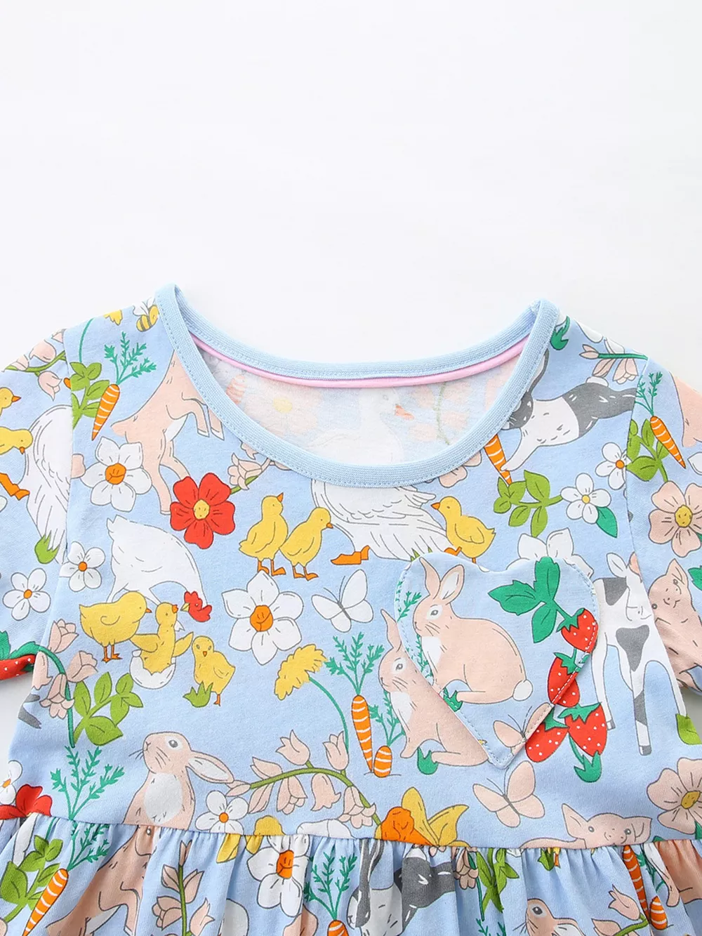 Children's Cartoon Animal Print Casual Dress, image 3