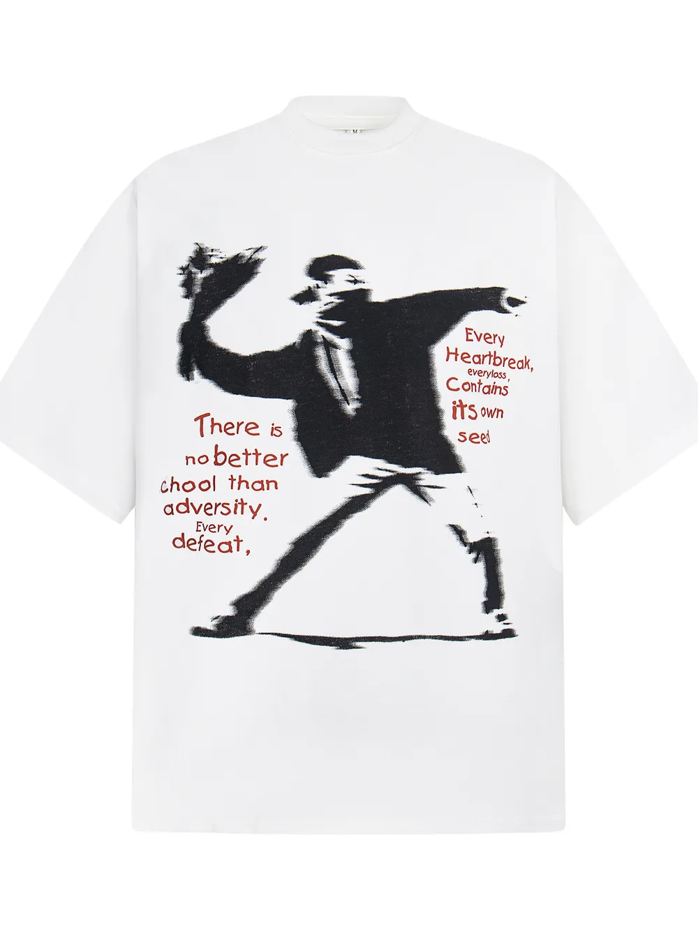Men's Graphic Mock Neck Short Sleeve T-Shirt, image 3