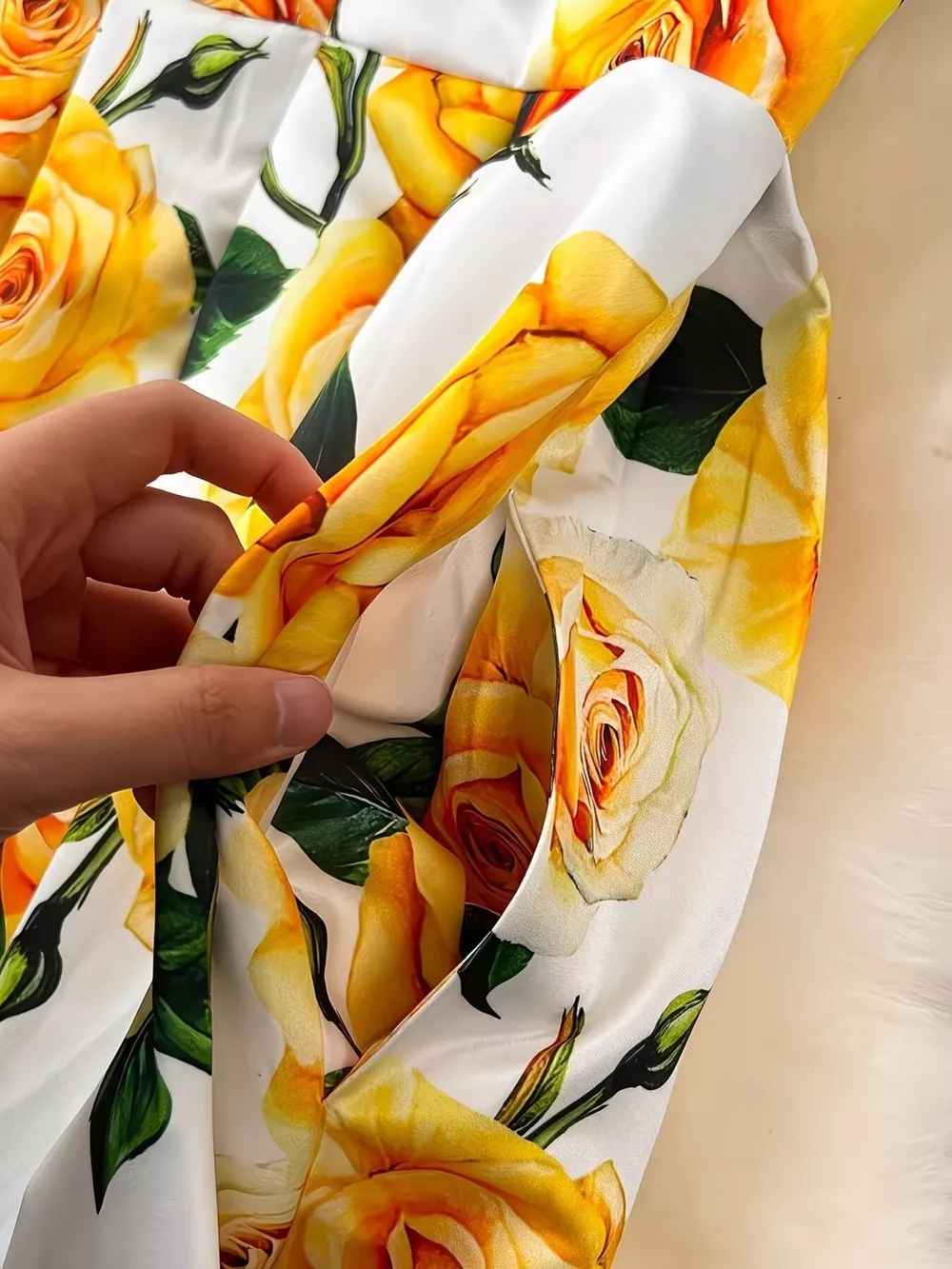 Floral Print Sleeveless Midi Dress, image 5
