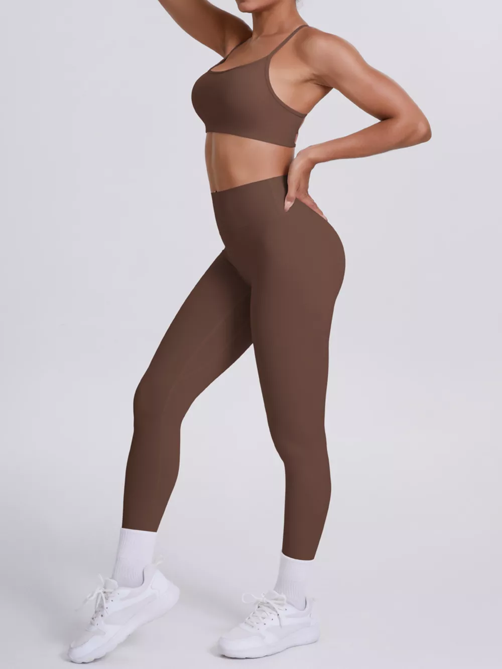 Criss-Cross Back Cami and Leggings Active Set, image 15