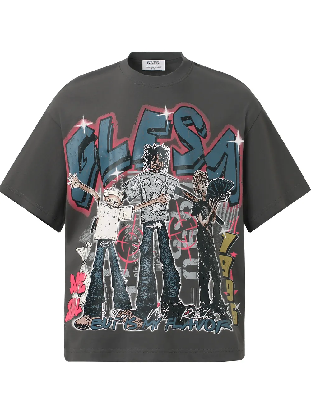 Men's Graphic Round Neck Short Sleeve T-Shirt