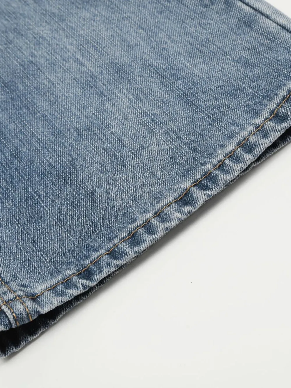 Men's Washed Wide Leg Relaxed Fit Jeans, image 3