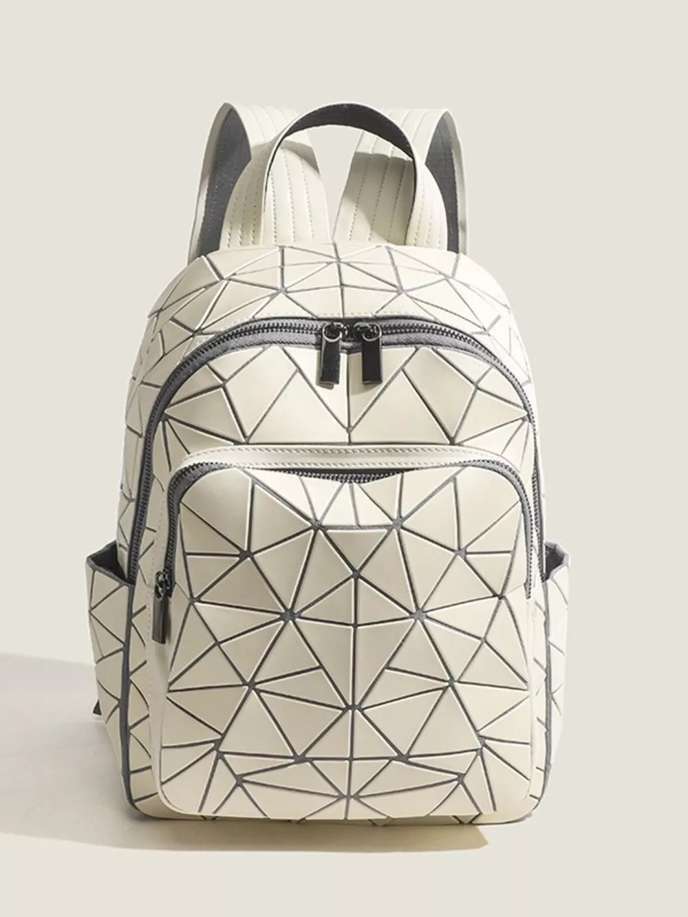 Geometric Lattice Pattern Fashion Backpack Bag, image 6