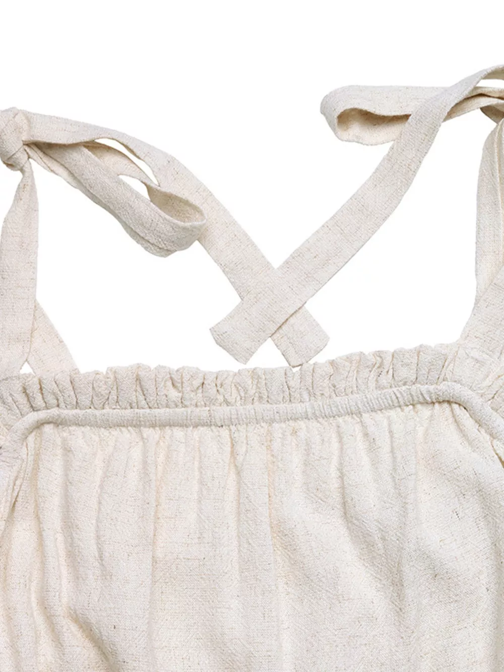 Tie Strap Tassel Hem Romper, image 8
