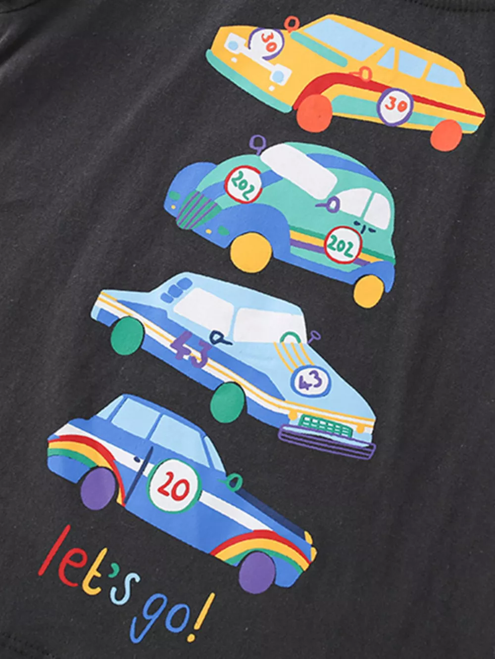 Children's Car Graphic Short Sleeve T-Shirt, image 2