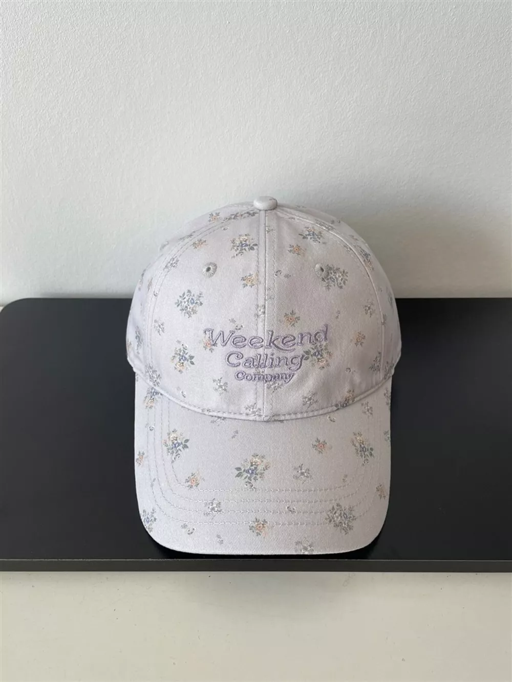 Floral Embroidered Baseball Cap, image 8