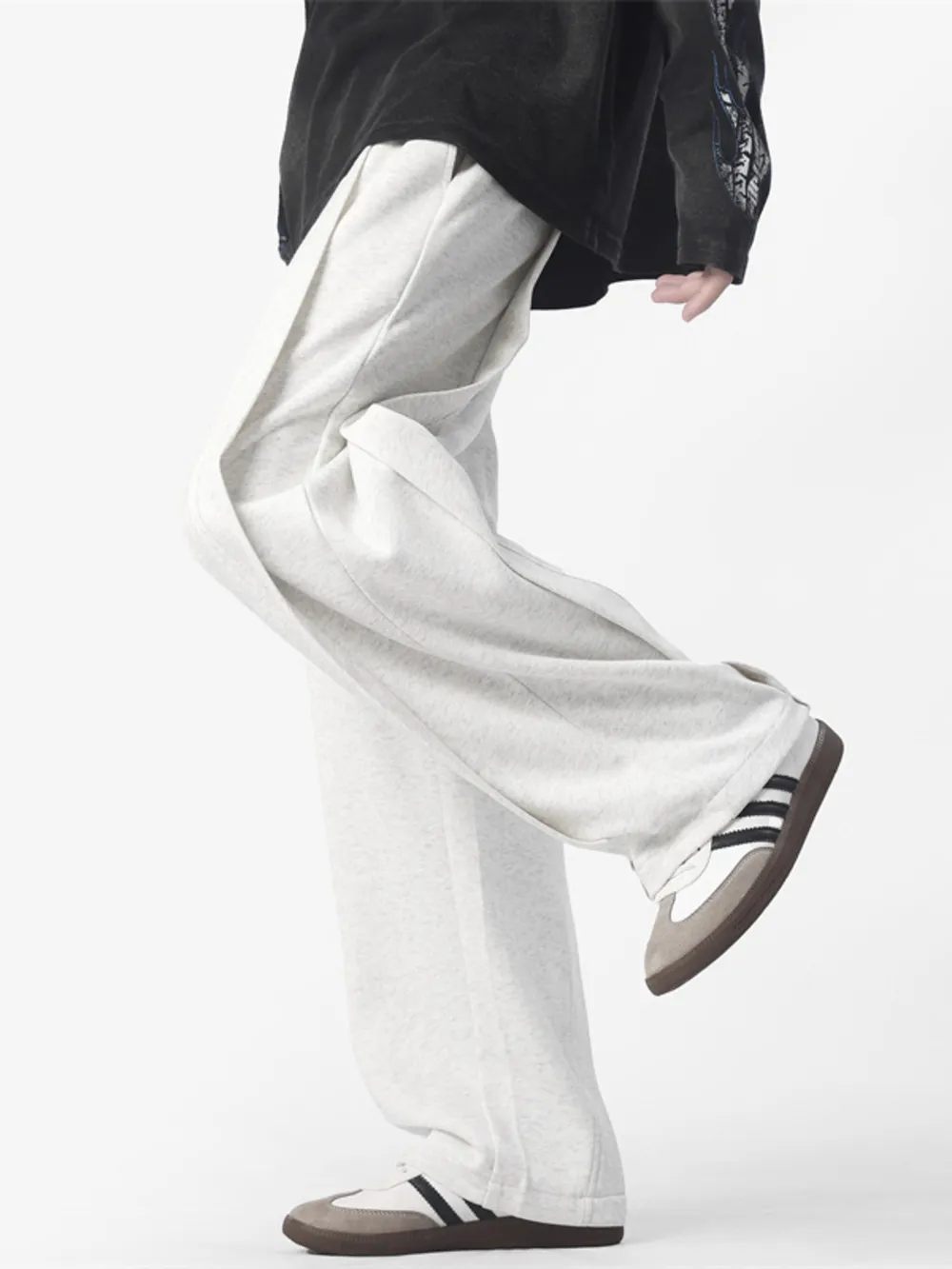 Men's Full Size Drawstring Wide Leg Pants Plus Size, image 3