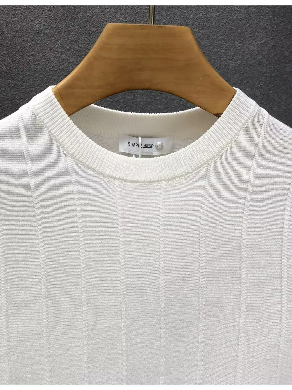 Men's Full Size Round Neck Short Sleeve T-Shirt Plus Size, image 3