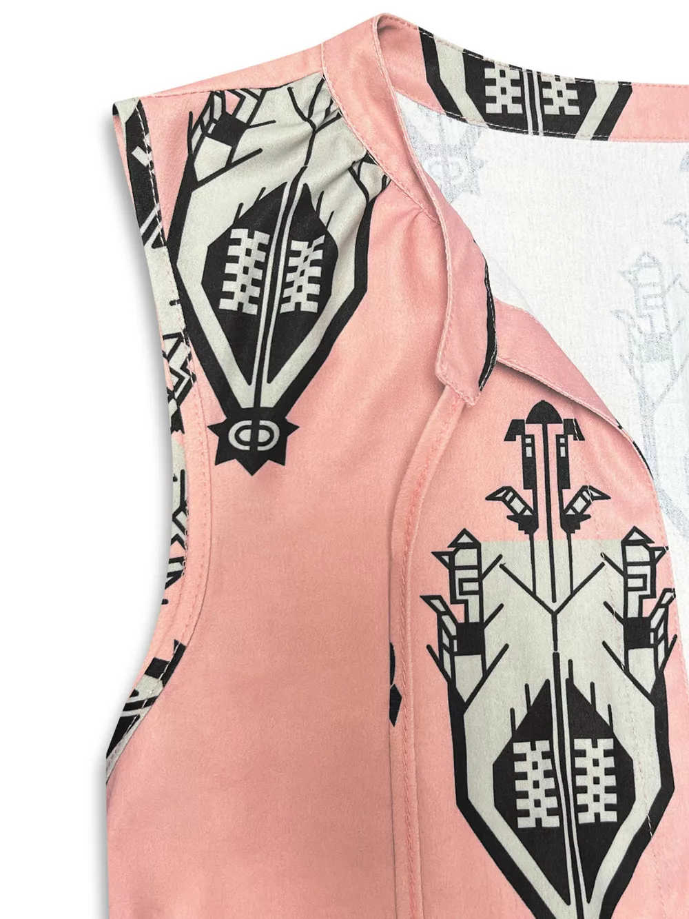 Printed Sleeveless Maxi Dress, image 5