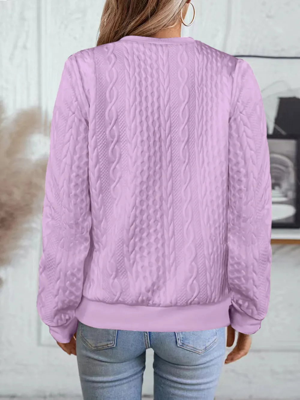 Texture Zip Up Long Sleeve Jacket, image 3