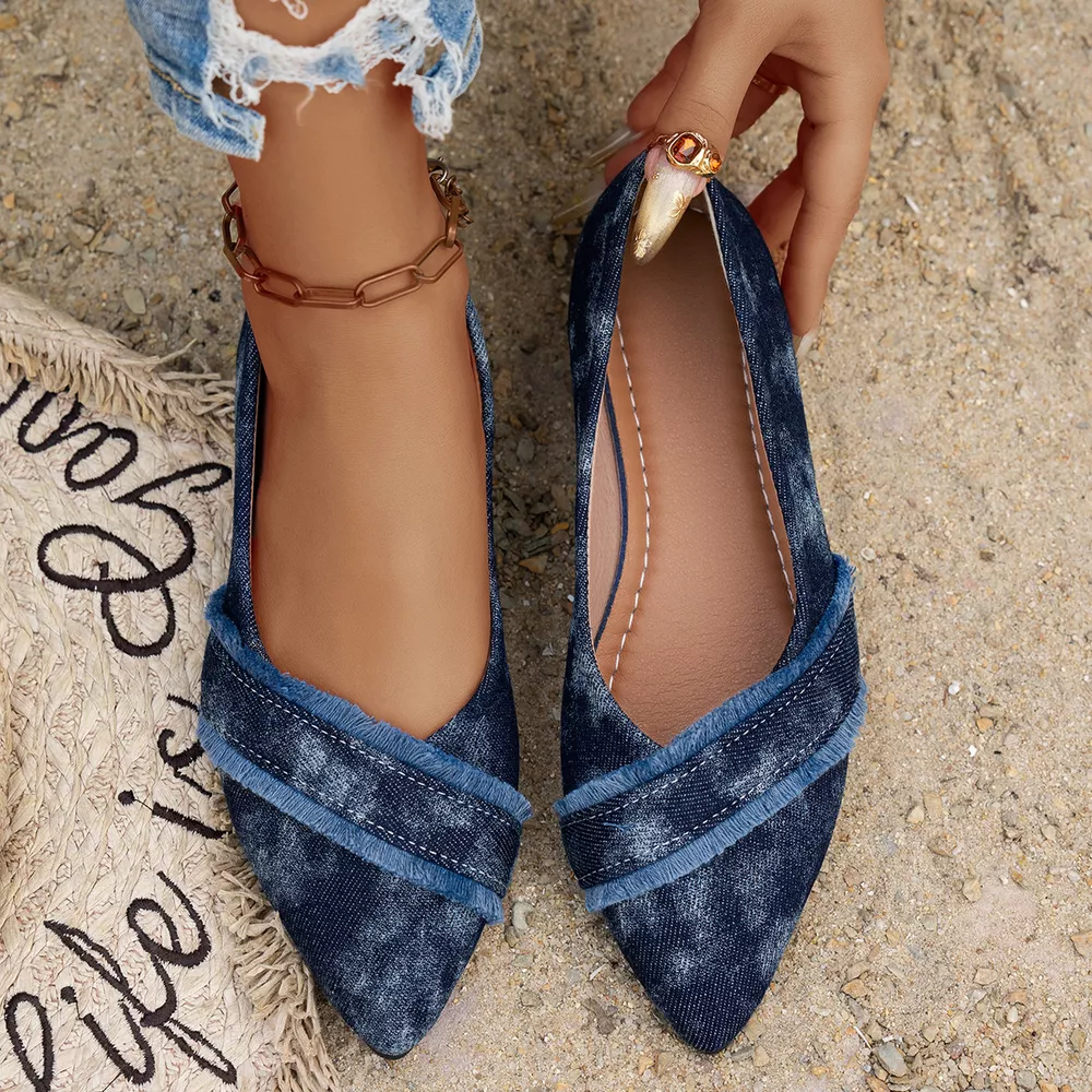 Point Toe Flats Slip-Ons, image 3