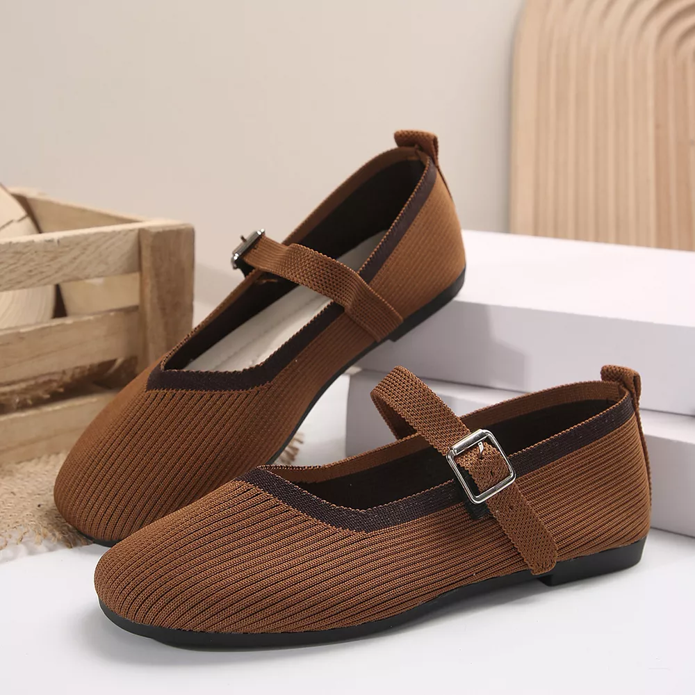 Round Toe Mesh Slip-Ons, image 9