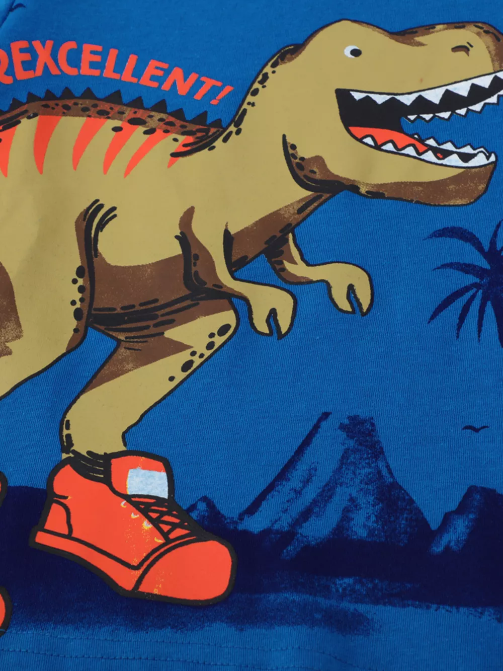 Children's Dinosaur Graphic Long Sleeve Crew Neck T-Shirt, image 2