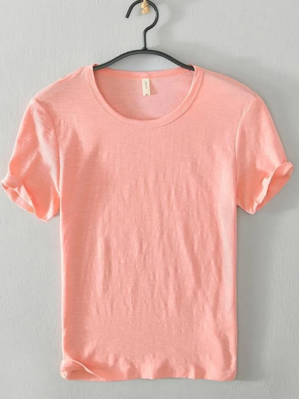 Men's Plus Size Basic Style Round Neck Short Sleeve T-Shirt, image 8