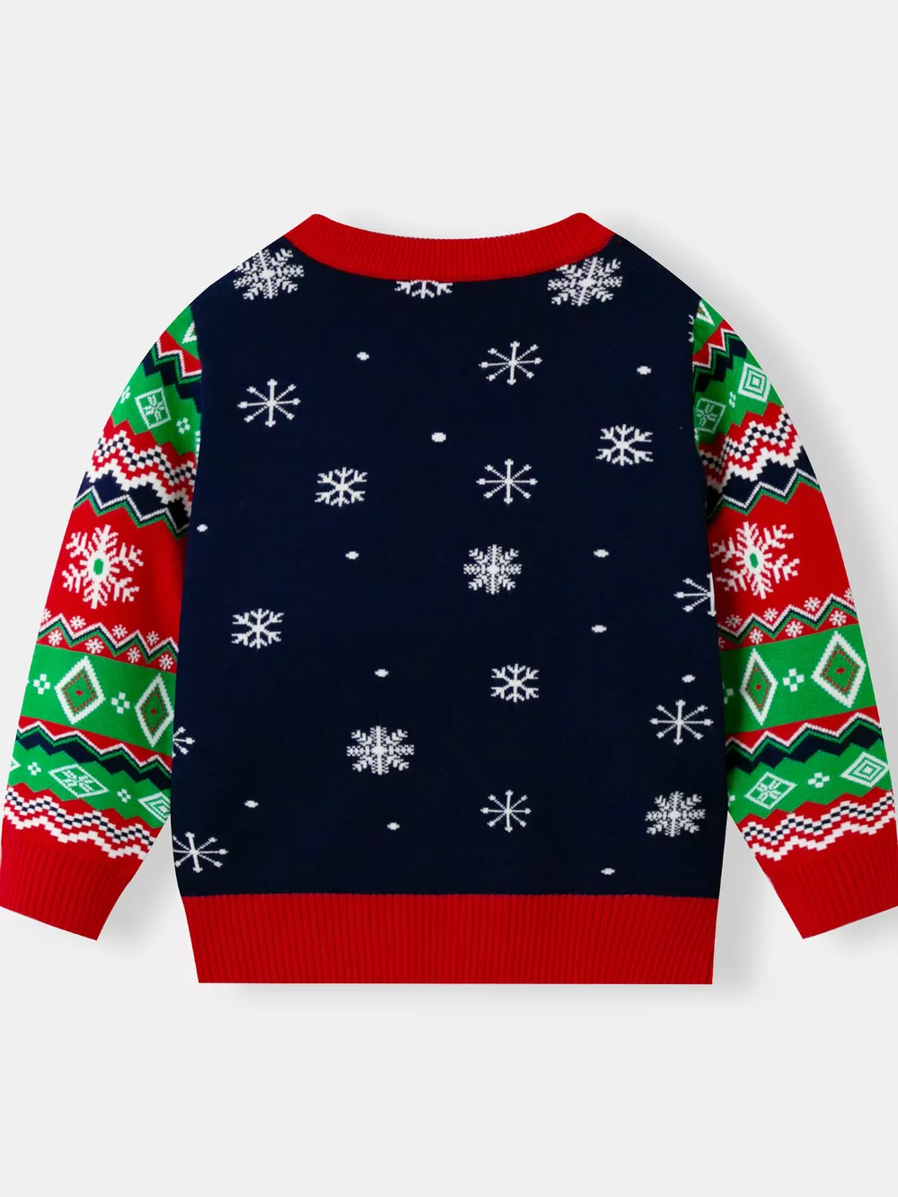 Children's Christmas Tree Round Neck Sweater, image 32