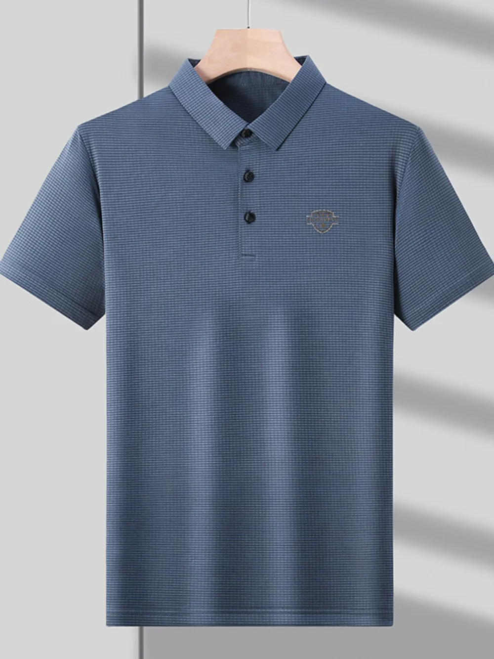 Men's Plus Size Breathable Short Sleeve Polo
