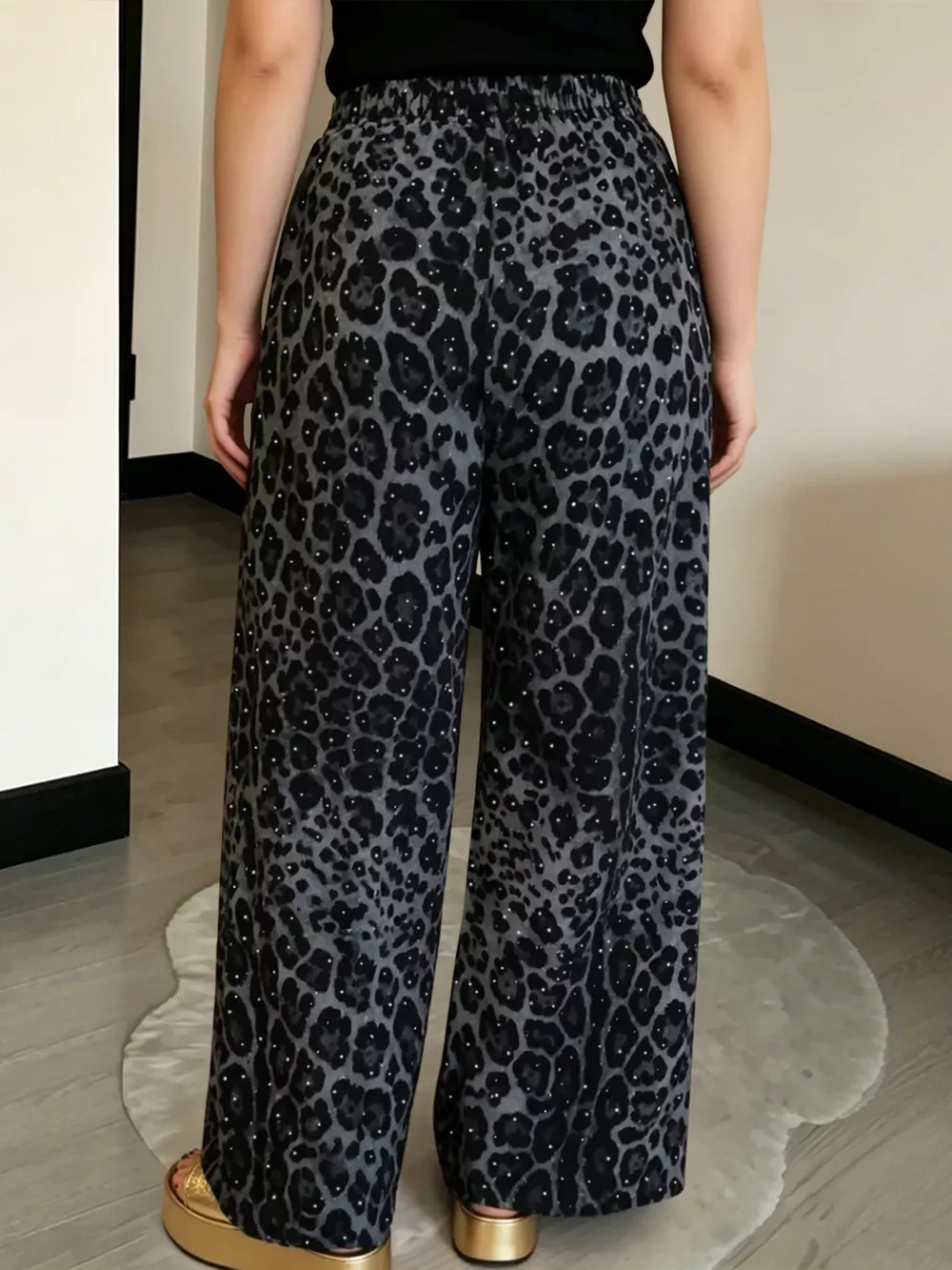 Drawstring Wide-Leg Pants, image 2