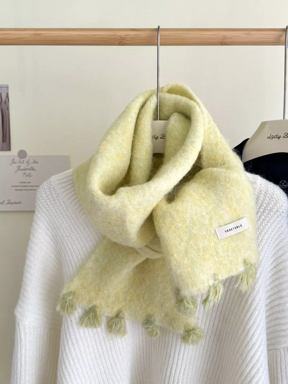 Tassel Knitted Scarf, image 6