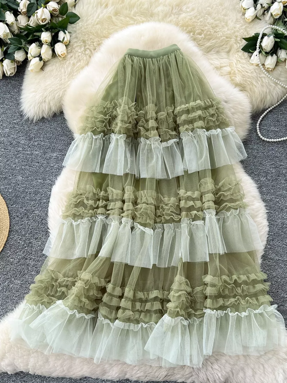Ruffle Tulle Skirt, image 9