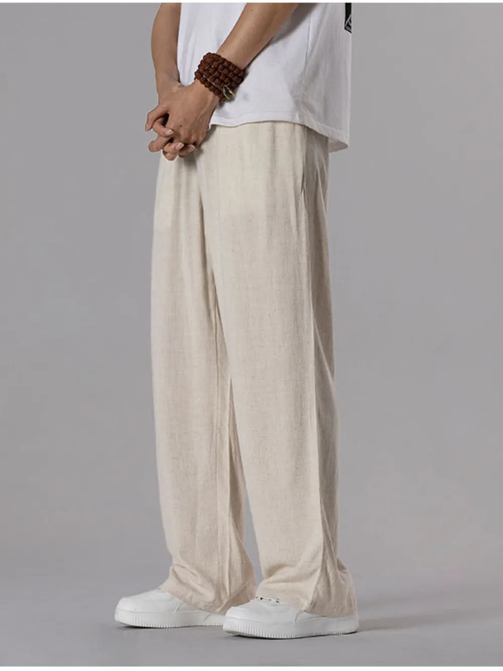 Men's Plus Size Wide Leg Pants, image 3