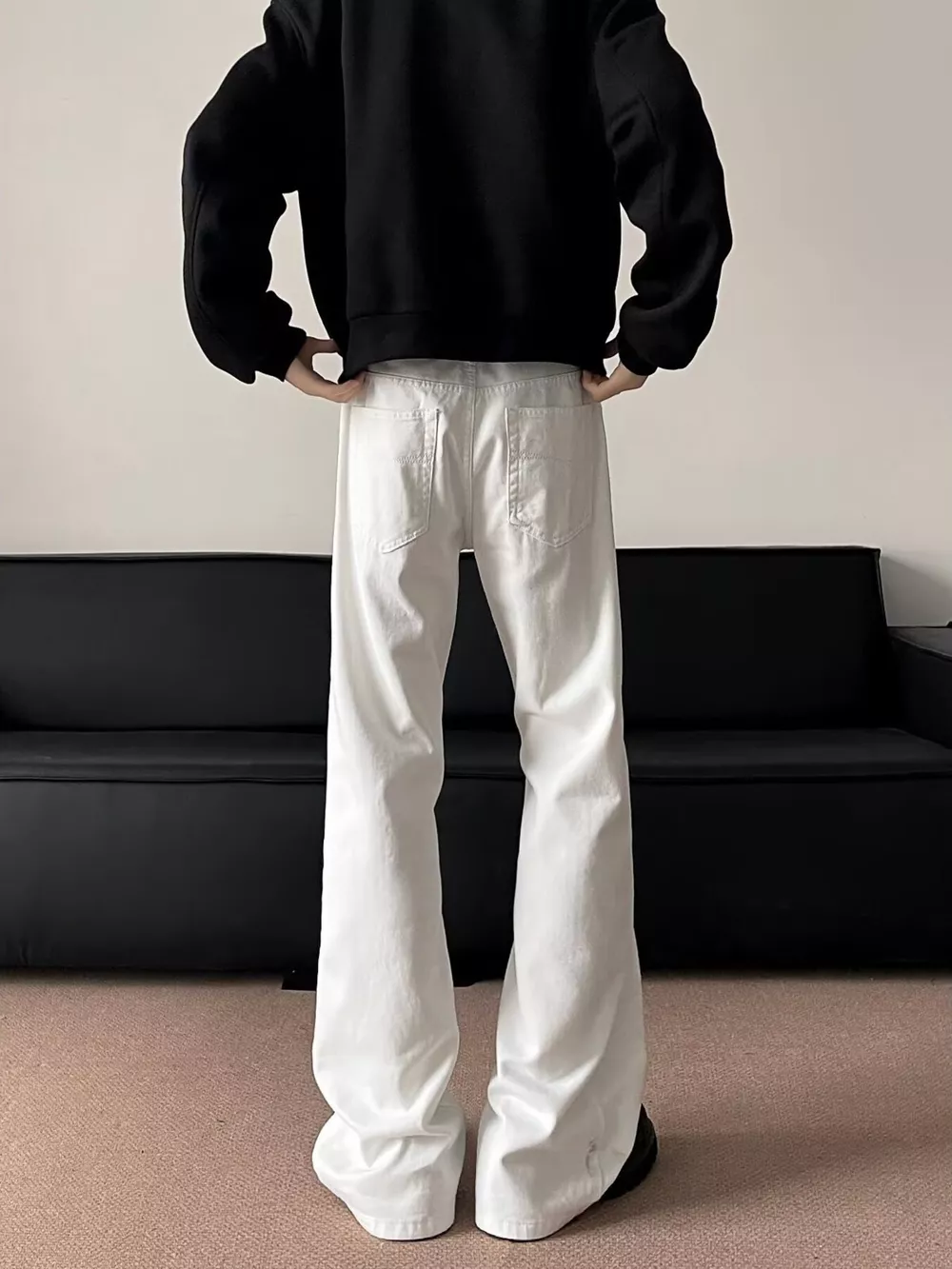 Men's Full Size Wide Leg Jeans Plus Size, image 4