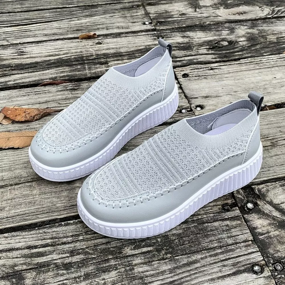 Round Toe Platform Slip-Ons, image 3