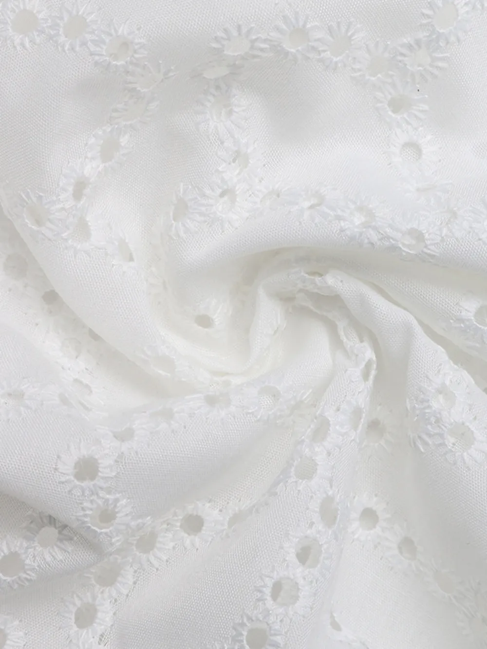 Eyelet Cutout Off-Shoulder Blouse, image 7