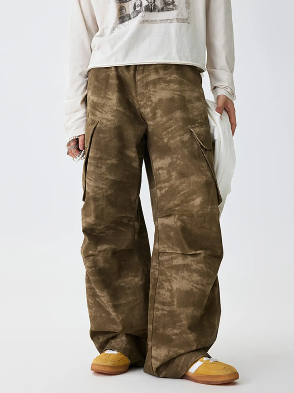 Men's Camouflage Cargo Pants, image 2