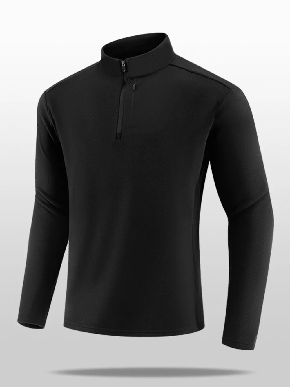 Men's Plus Size Comfortable Half- Sweatshirt