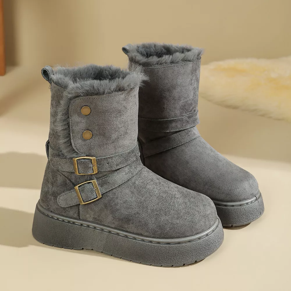 Round Toe Platform Boots, image 9