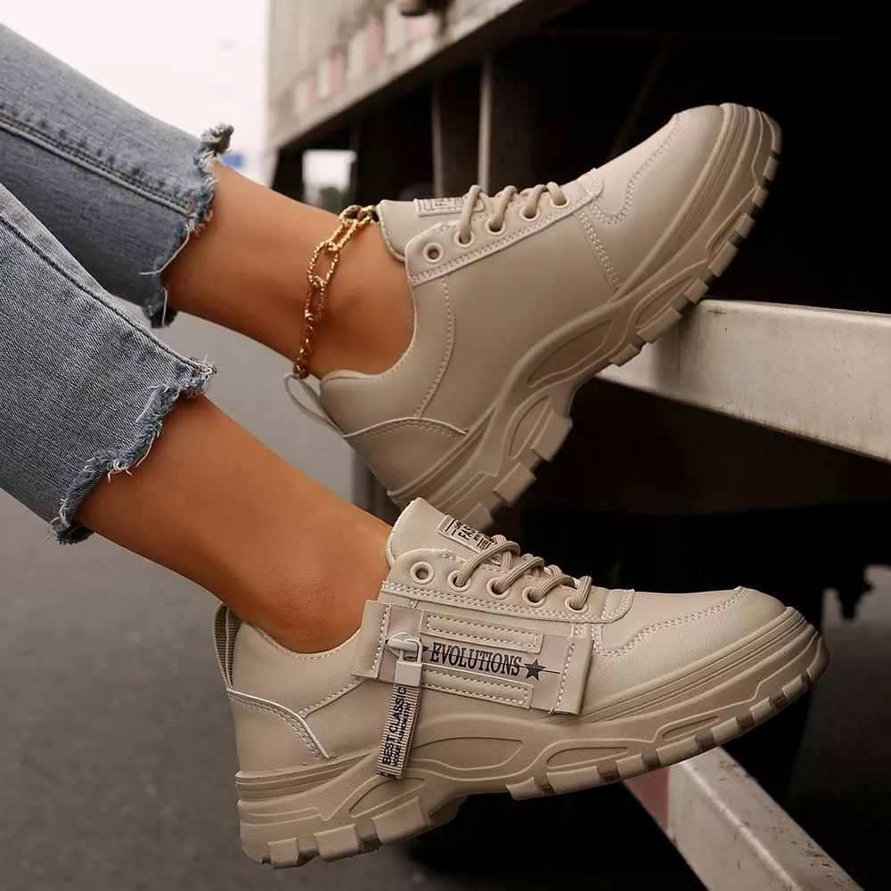 Lace Up Round Toe Athletic, image 5